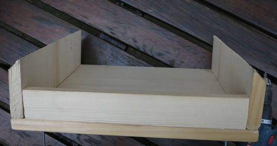 Vorderwand für Vogelfutterhaus