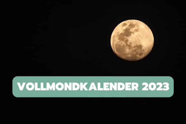 Vollmondkalender 2023
