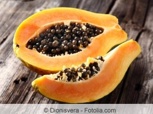Papaya-Frucht Papaya-Frucht