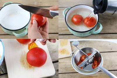 Tomaten passieren