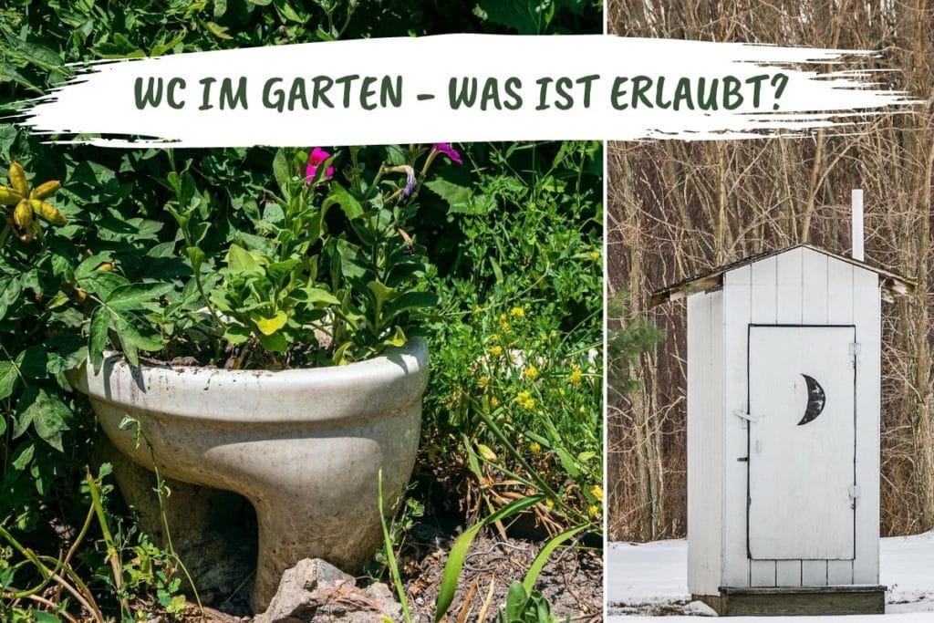 Toilette im Garten erlaubt? Sickergrube & Co