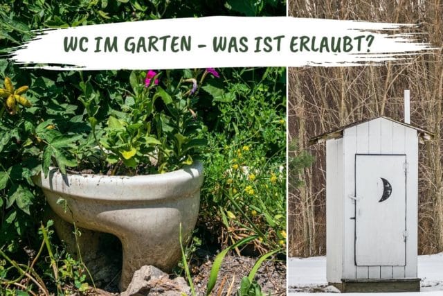 WC Garten erlaubt