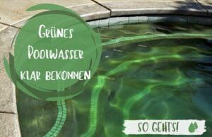 Poolwasser grün