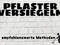 Pflastersteine versiegeln