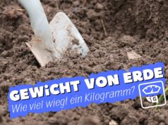 Gewicht von Erde