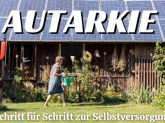 Kleines autarkes Haus mit Garten