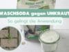 Waschsoda als Unkrautvernichter