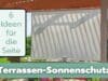 Seitlicher Terrassen-Sonnenschutz