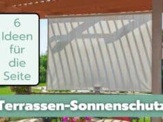 Seitlicher Terrassen-Sonnenschutz