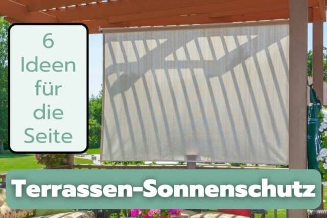 Seitlicher Terrassen-Sonnenschutz